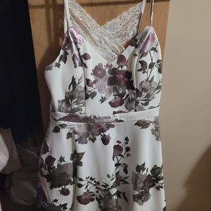 White dress worn once for wedding dinner party